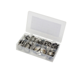 Capped Push On Fixings Round, inch selection