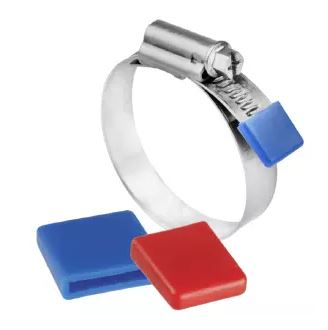 9mm BAND HOSE CLAMP SAFETY CAP RED 9mm BAND HOSE CLAMP SAFETY CAP RED