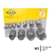 Kale W2 Hose Clip Display Rack, 8-12mm to 70-90mm
