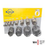Kale W4 Hose Clip Display Rack, 8-12mm to 70-90mm