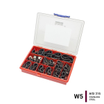 Stainless Steel 'P' Clip selection EPDM Lined