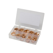 Plain Copper Washers, metric selection